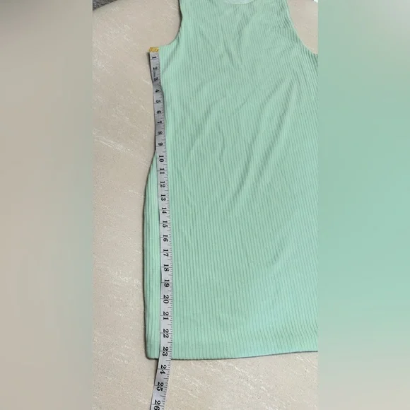 Meshki Pania Ribbed Sleeveless
Bodycon Mini Dress Mint Green Size
Large - Picture 8 of 8